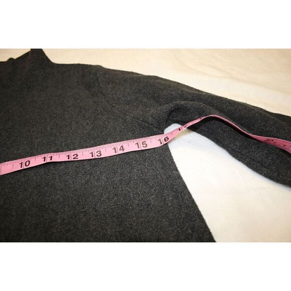 Tahari Dark Gray Mock Neck Sweater - Picture 9 of 9